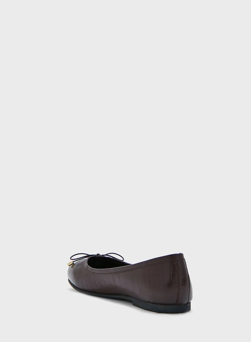 Hush Puppies Pointed Toe Ballerinas