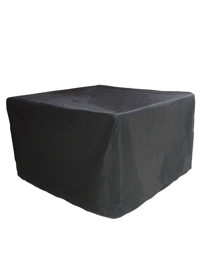 NIBEMINENT Patio Waterproof Table Cover Black 5XL