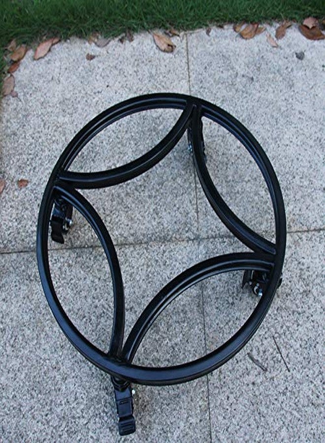 Zhongma 18.1" Plant Caddy with 4pc Casters, Heavy Duty Construction Plant Stand with Wheels, 300 Lbs Capacity - Image 4