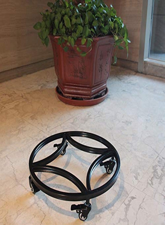 Zhongma 18.1" Plant Caddy with 4pc Casters, Heavy Duty Construction Plant Stand with Wheels, 300 Lbs Capacity - Image 5