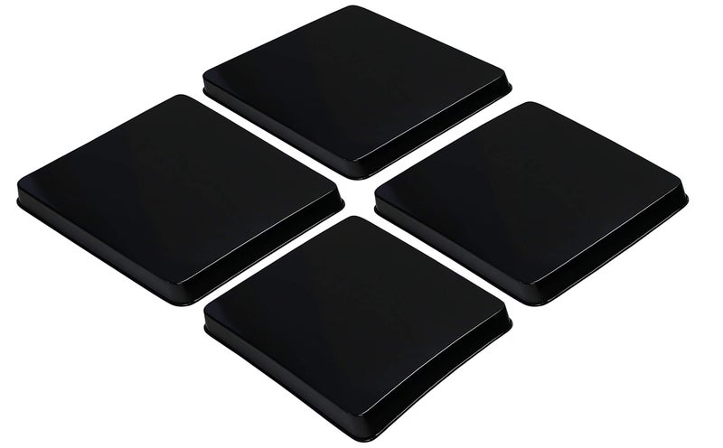 Reston Lloyd G105B Square Gas Stove Burner Covers Set of 4 Black 9 x 075 x 9 Length x Width x Height