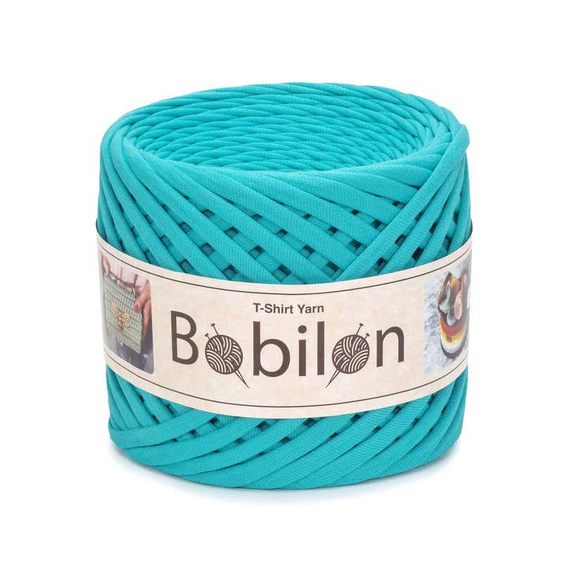 TShirt Yarn Fettuccini Zpagetti Style 79 mm Yarn for Crocheting Knitting Macrame Ribbon Cotton Fabric Tiffany