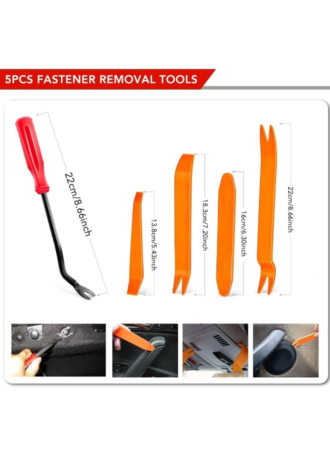 CMGTYYD 665pcs Car Push Retainer Clips,Fasteners Rivets Clips, Car Plastic Fasteners Retainer Kit with 16 Most Popular Size Door Trim Panel Clips for GM Ford Toyota Honda Nissan etc - Image 4