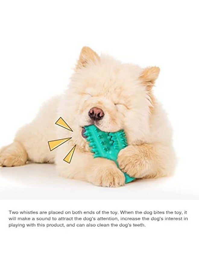 لعبة عائمة مقاومة لعض الكلاب تصدر صوت صرير، عصا سوبر مولار، فرشاة أسنان للكلاب، ألعاب حيوانات أليفة على شكل صبار (أزرق مائي) - Image 5