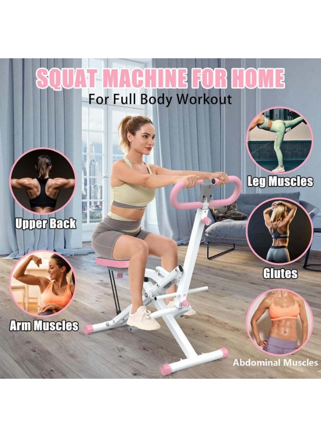 Exrp Squat Machine for Home - Exercise Machine with Adjustable Resistance Bands Row-N-Ride Squat Assist Trainer for Glutes & Ab Back Legs Workout - Image 5