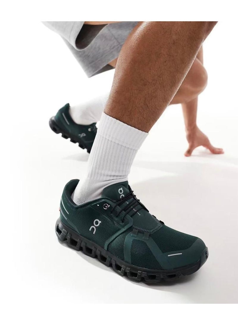 On Running Cloud 6 Unisex Running Shoes - Evergreen Black - Image 1