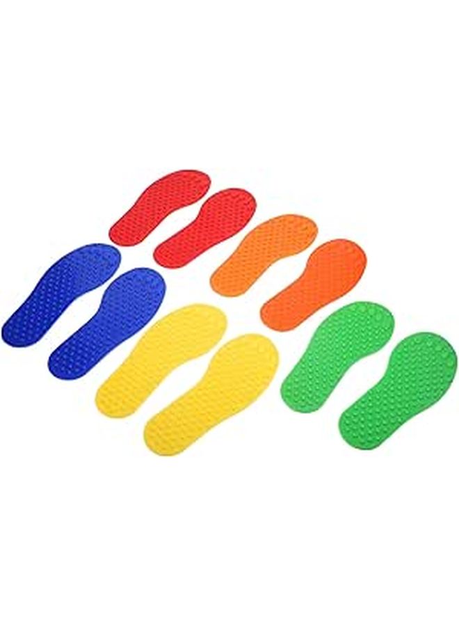 Vinyl Floor Markers 10Pcs Soccer Football Tennis Training Equipment - Image 1