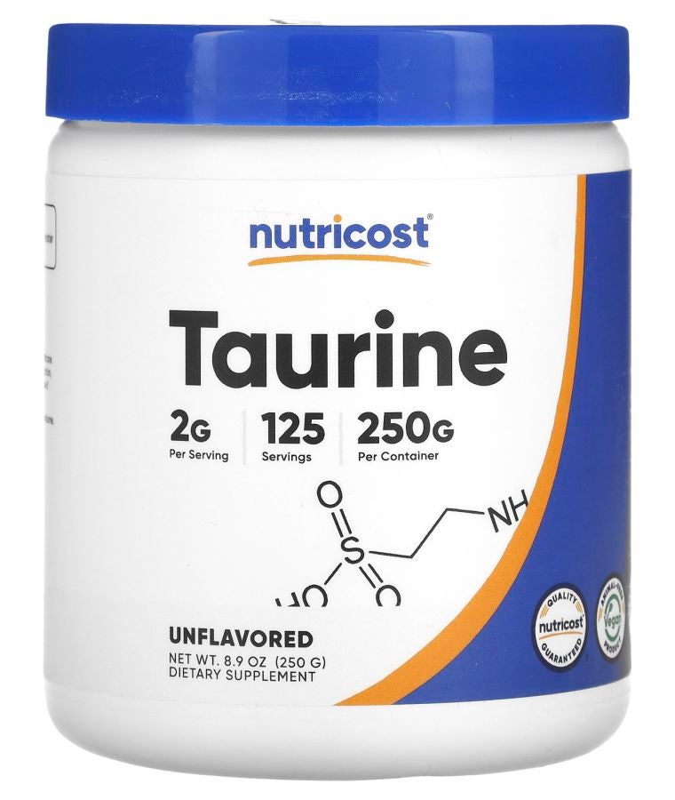 Nutricost Taurine Unflavored 8.9 oz (250 g)