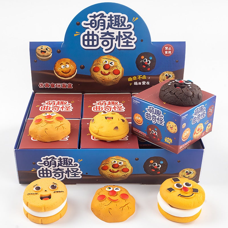 Resin Cookie Emoticon Blind Box Figurine - Image 2