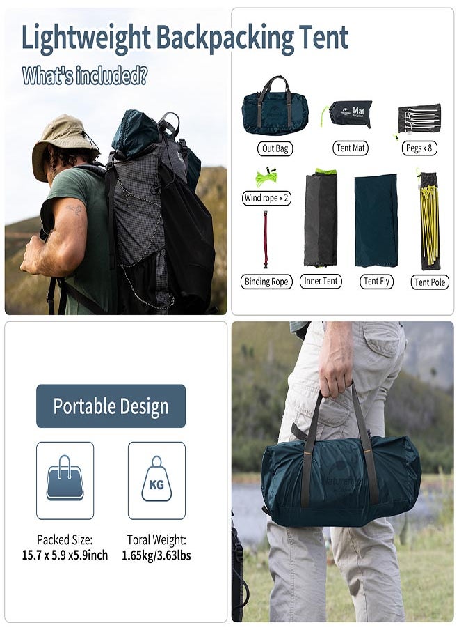 Naturehike Cycling Ultralight 1 Man Tent + Mats  - Image 5