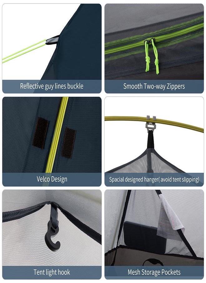 Naturehike Cycling Ultralight 1 Man Tent + Mats  - Image 4