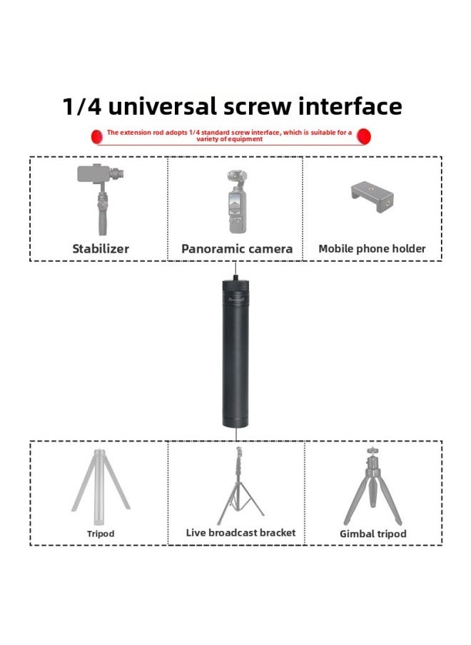 Generic - Feiyu Extension Rod Applicable To Zhiyun Dajiang Magic Claw Stabilizer GoPro Sports Camera Universal Extension Rod-Color:1.5 M Extension Rod (YC515) - Image 1