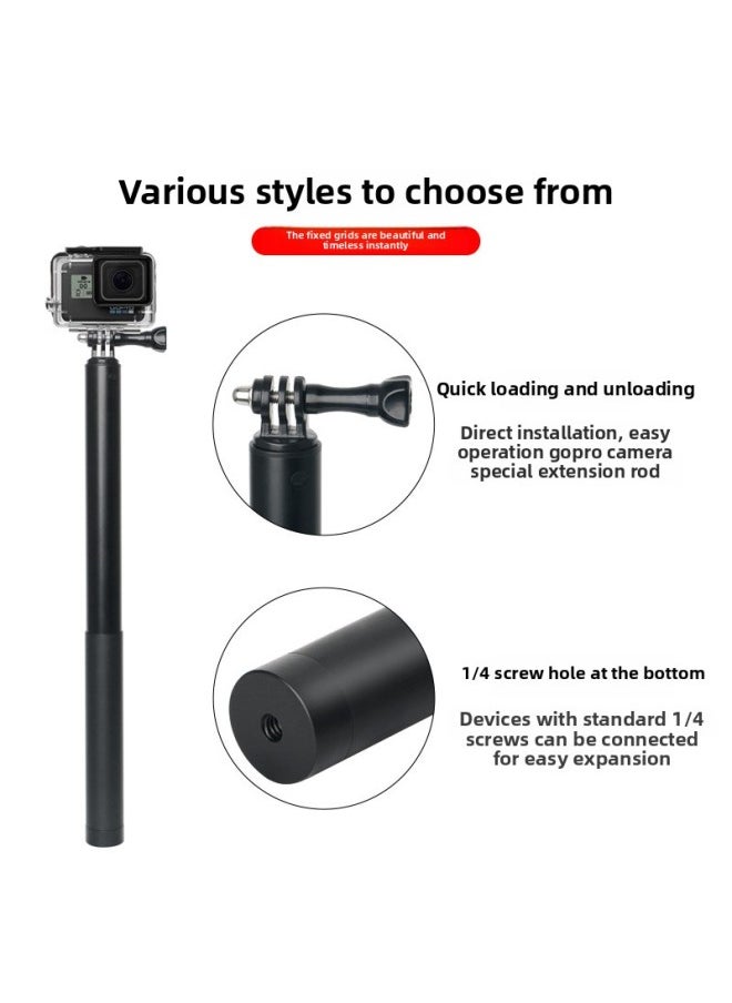 Generic - Feiyu Extension Rod Applicable To Zhiyun Dajiang Magic Claw Stabilizer GoPro Sports Camera Universal Extension Rod-Color:1.5 M Extension Rod (YC515) - Image 1