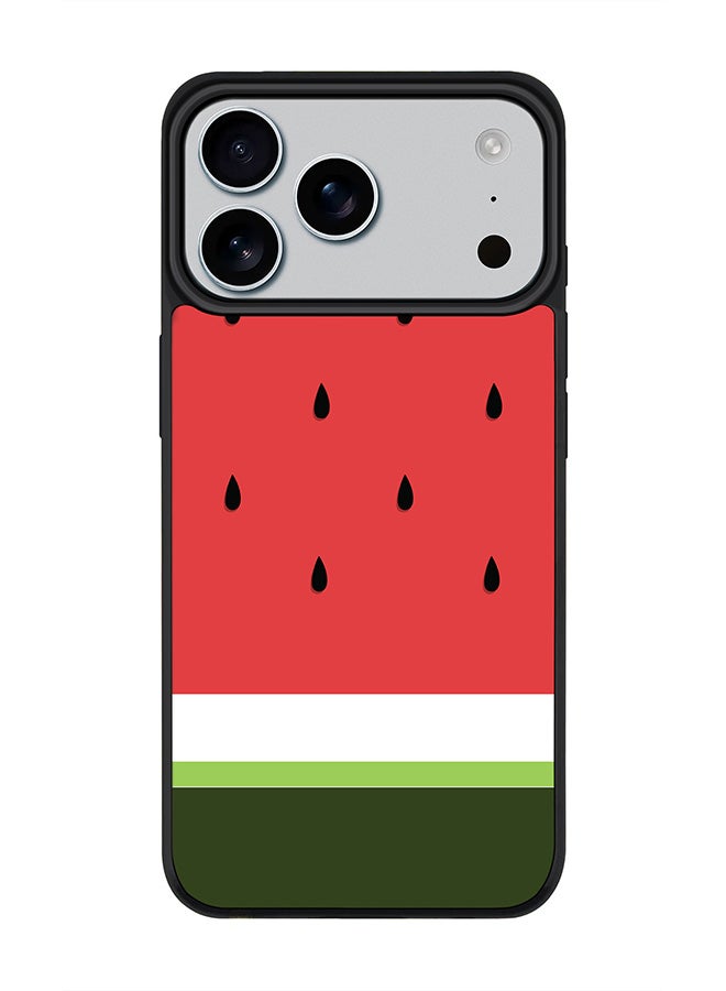 Stylizedd iPhone 17 Pro Max Case, [Compatible with MagSafe] Slim Magnetic cover Phone Case iPhone 17 Pro Max -Minimal Watermelon - Image 1