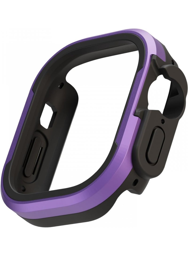 MUNTAQI Shockproof Watch Case Bumper for Apple Watch Ultra 49mm – Rugged Protective Cover with Screen Protector – Full Body TPU Frame – Scratch Resistant & Easy Installation - Image 1