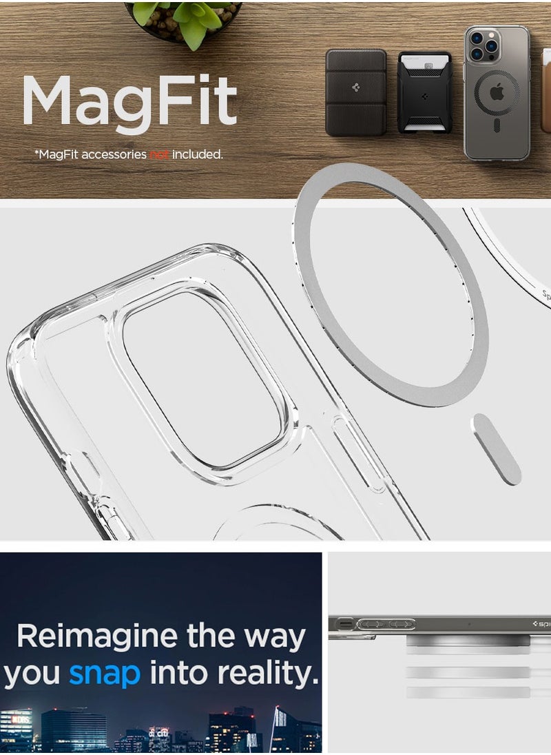 Spigen - غطاء حماية ألترا هايبرد ماج لجهاز آيفون 14 برو ماكس مع ماج سيف - ألياف الكربون - Image 1