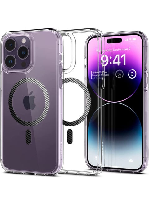Ultra Hybrid Mag iPhone 14 Pro Max Case Cover with Magsafe - Carbon Fiber