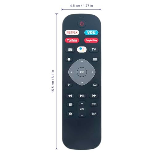 WINFLIKE URMT26RST004 Replace Voice Remote Control fit for Philips TV sub NH800UP 43PFL5604 43PFL5704 50PFL5704 50PFL5604 50PFL5604/F7 55PFL5604 55PFL5604/F7 55PFL5704 65PFL5504 65PFL5704 65PFL5604 75PFL5704 - Image 3