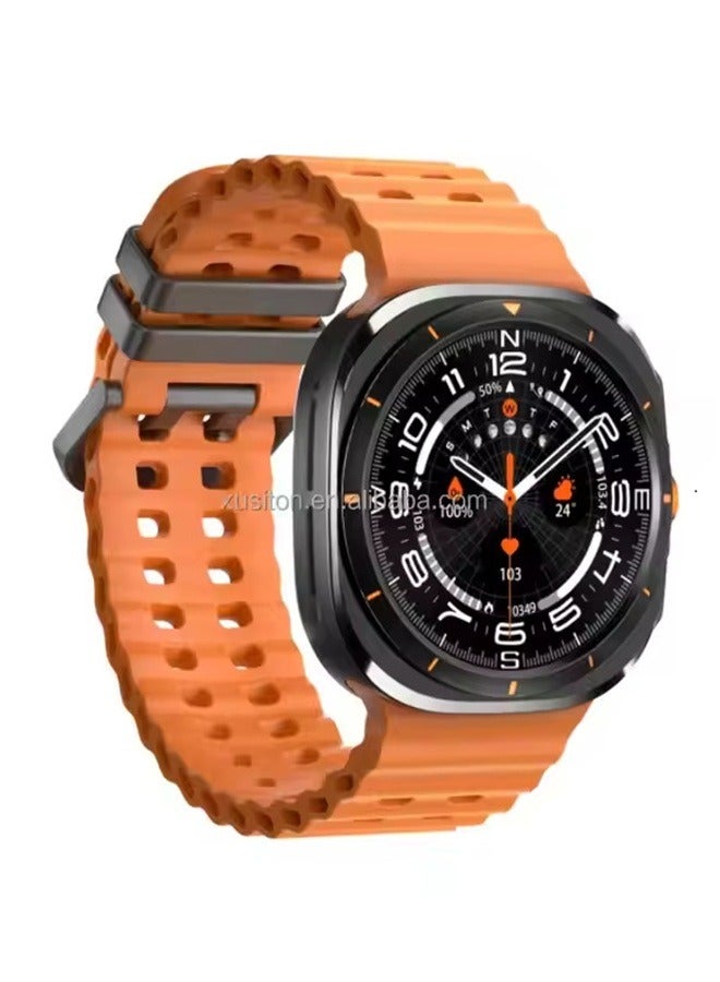 X15 Max Smart Watch Ai ChatGPT NFC Bluetooth Wireless Charging (Orange) - Image 3