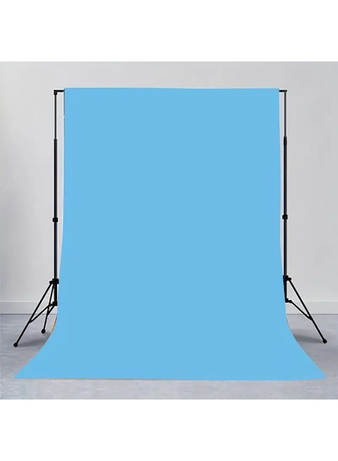 PROMAGE Light Blue Paper Background PM PB59 – 2.72m x 11m Seamless Photography Backdrop Roll for Studio, Portrait & Product Shoots - Image 1