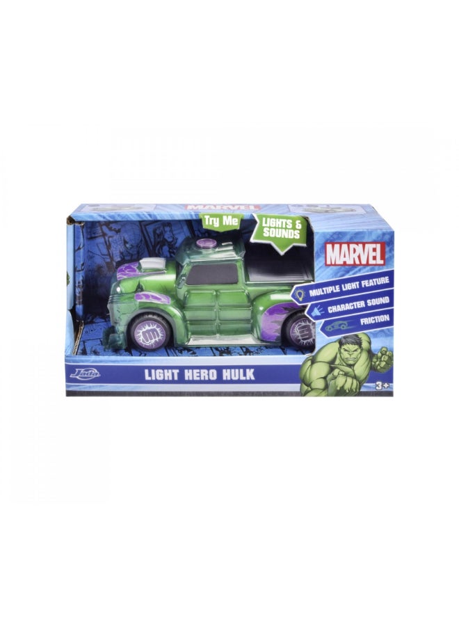 Jada Marvel Hulk Light Hero Hulk Die-cast Car (1:32, Green) - Image 1