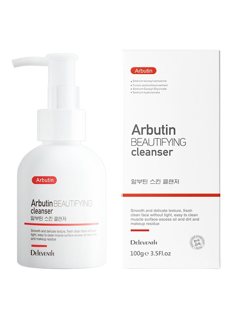 DEleventh Korean Brand α-Arbutin Facial Cleanser 100g / Hydrates, Evens Skin Tone, Controls Oil, Gently Cleanses, Removes Acne, and Anti-Oxidant Formula for a Radiant, Smooth Complexion - pzsku/Z962241499EDE7751D7B6Z/45/_/1731833465/cb4dfee3-ebe2-4ed2-b27f-ed9a37955db0