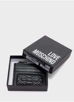 Love Moschino Logo Detailed Zip Over Wallet  - Image 5