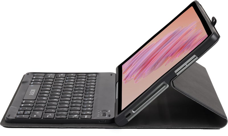 RTSY Keyboard Case for for Lenovo Tab Plus 11.5 Inch 2024 with Anti Drops Keys, PU Leather Case with Magnetically Detachable Wireless Bluetooth KB - Image 3