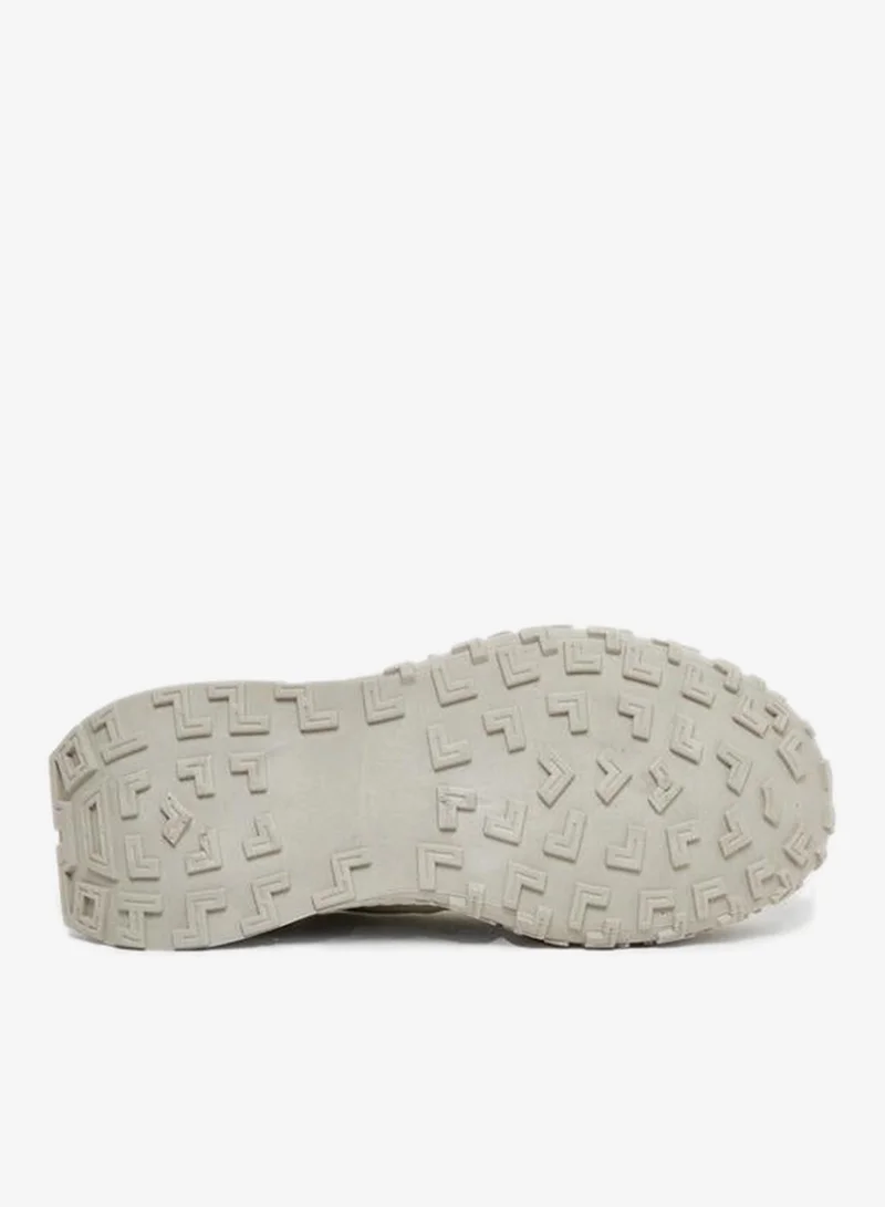 Take Two Take Two Women Printed Panel Stretch-Lace Sneakers