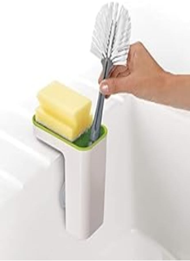 Globex - Globex Bathroom Sink Pod Self-Draining Sink Pod Self-Draining Sink Caddy Kitchen Sink Organizer Sponge Holder Dishwasher-Safe - Image 1