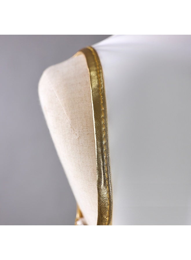 زي المحاربة الخيالية للفتيات – طقم تنكري باللونين الأبيض والذهبي(R) - Image 5