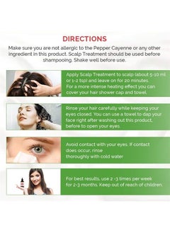 botanical green care Saw Palmetto & Cayenne Scalp Oil For Hair Growth, Hair Loss Serum, Hair Oil For Dry Damaged Hair And Growth, Hair Growth Serum For Thicker Longer Fuller Healthier Hair, All Natural Vitamin Rich  - Image 2