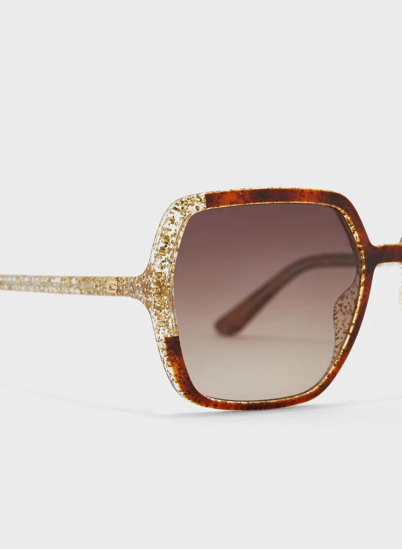 GUESS Injected Oversized Sunglasses