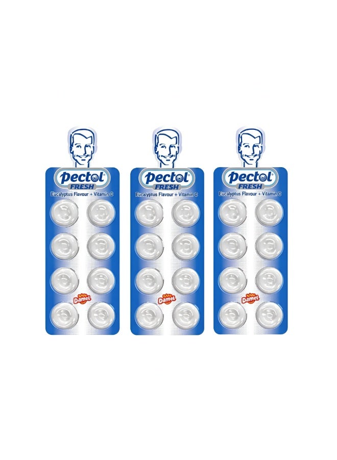 بيكتول استحلاب بنكهة النعناع لتطهير الفم وعلاج الحلق من بيكتول (3 شريط ) - Image 1