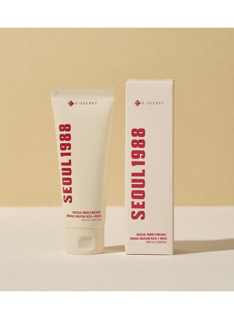 K-SECRET SEOUL 1988 Cream : Snail Mucin 93% + Rice - Image 1