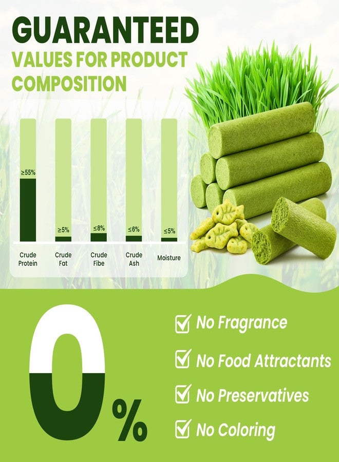 CPFK Cat Grass Sticks, 60 g Cat Grass Teething Stick and 50 g Cats Treats, Natural Dental Chews for Teeth Cleaning & Hairball Relief Teething Sticks for Indoor Cats Grain-Free - Image 4
