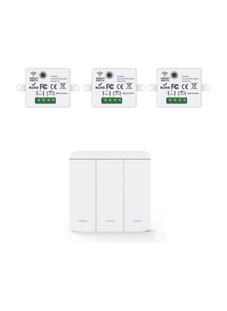 Wireless Light Switch 433Mhz Mini Remote Control,85-250V 10A Smart Relay Receiver, Wall Switch Panel, Led Lamp Fan ﻿ - pzsku/Z9622FFF90B5CDD5091CAZ/45/_/1731716504/4dd35d07-92f0-46e8-815f-f13bef855e40