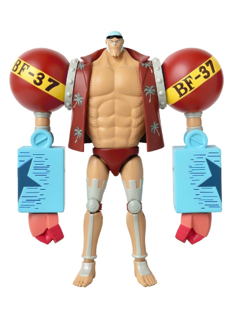 Bandai Anime Heroes One Piece Franky 6.5-Inches | Collectible Action Figure | Display Figure | Perfect Gift for Collectors, Manga & Anime Lovers! - Image 1
