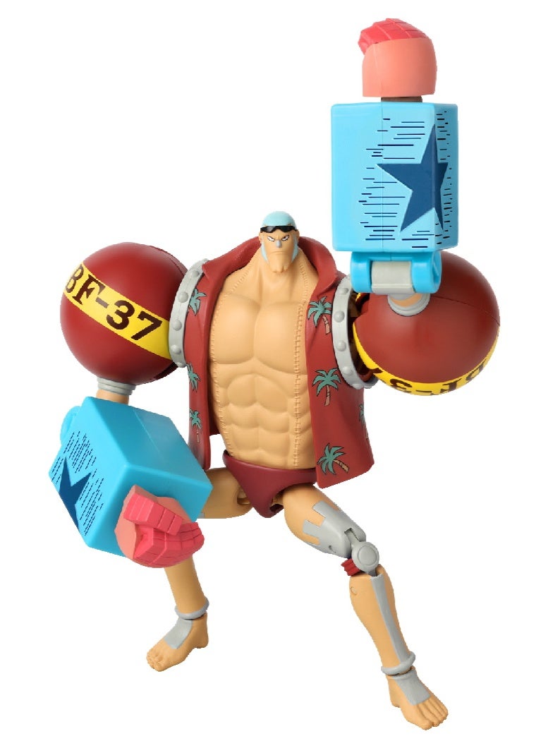 Bandai Anime Heroes One Piece Franky 6.5-Inches | Collectible Action Figure | Display Figure | Perfect Gift for Collectors, Manga & Anime Lovers! - Image 2