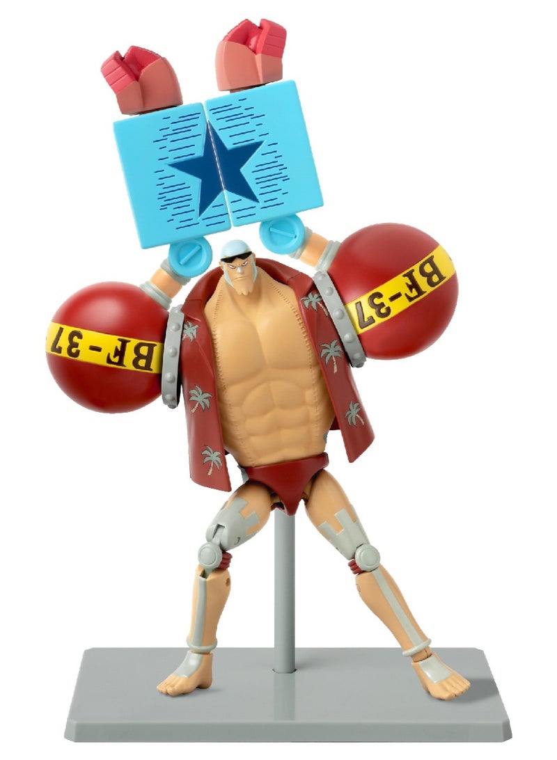 Bandai Anime Heroes One Piece Franky 6.5-Inches | Collectible Action Figure | Display Figure | Perfect Gift for Collectors, Manga & Anime Lovers! - Image 3