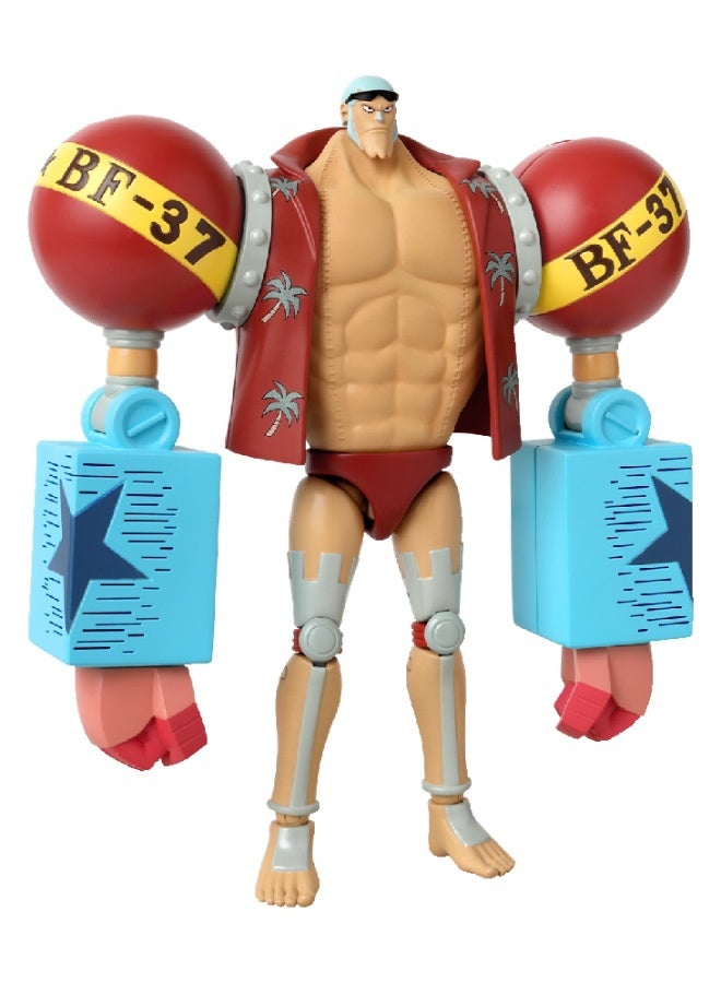 Bandai Anime Heroes One Piece Franky 6.5-Inches | Collectible Action Figure | Display Figure | Perfect Gift for Collectors, Manga & Anime Lovers! - Image 4