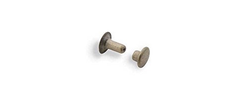 Tandy Leather Rapid Rivets Small Antique Brass Plate 100/pk 1271-15 - Image 1