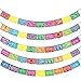 Asoulin 5PCS Mexican Party Banners Cinco De Mayo Decoration Fiesta Party Decoration Mexican Themed Party Decor 5 De Mayo Banner Plastic Papel Picado Mexico Birthday Party Supplies 12 Patterns90FT - Image 4