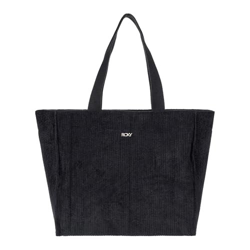 Roxy Stylish Soft Corduroy Large Capacity Tote Bag, Feeling Good-Anthracite - Image 1