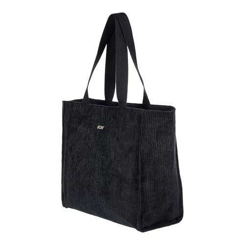 Roxy Stylish Soft Corduroy Large Capacity Tote Bag, Feeling Good-Anthracite - Image 2