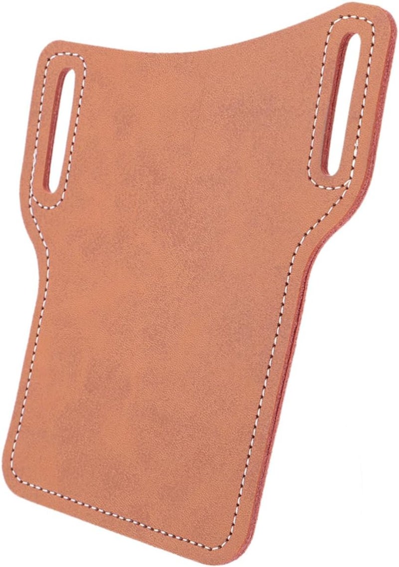 Convenient Dark Brown Cell Phone Waist Bag Multi-functional Protective Pouch for Outdoor Activities Practical Mobile Phone Storage for Men and Boys Durable Design - Image 1