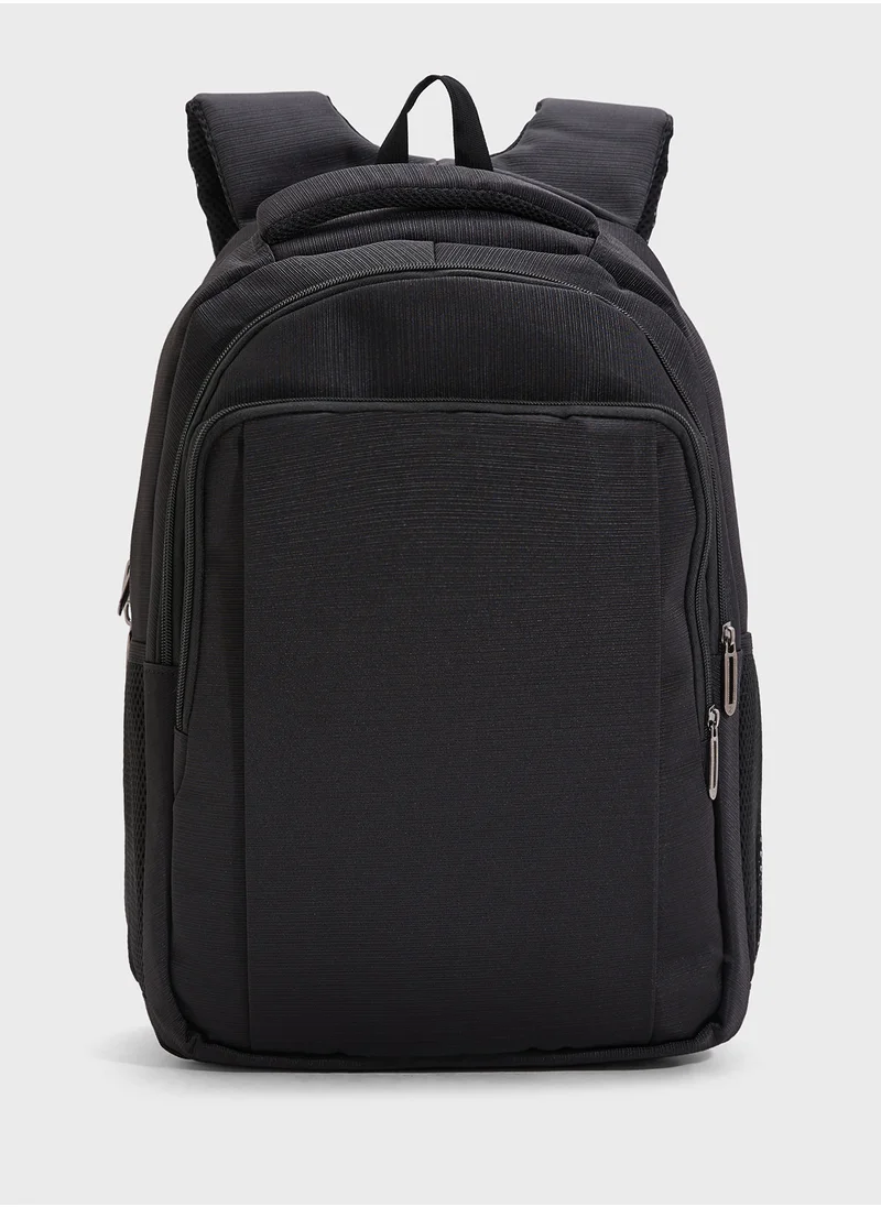 Robert Wood Multiple Compartment Padded Backpack