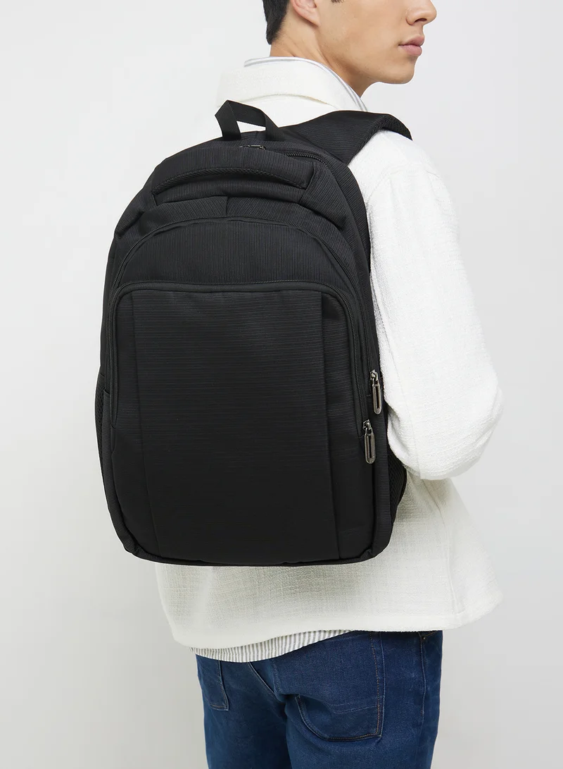 Robert Wood Multiple Compartment Padded Backpack