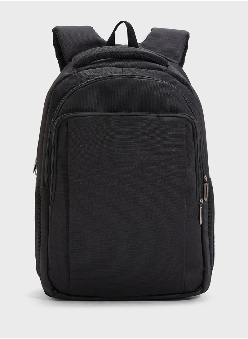 Robert Wood Multiple Compartment Padded Backpack