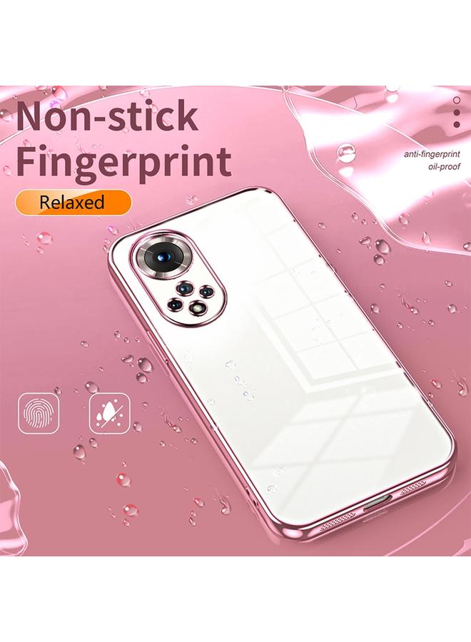 اس-توب جراب لهاتف Honor 50 / Huawei nova 9، جراب هاتف شفاف مطلي بفتحة دقيقة - Image 4